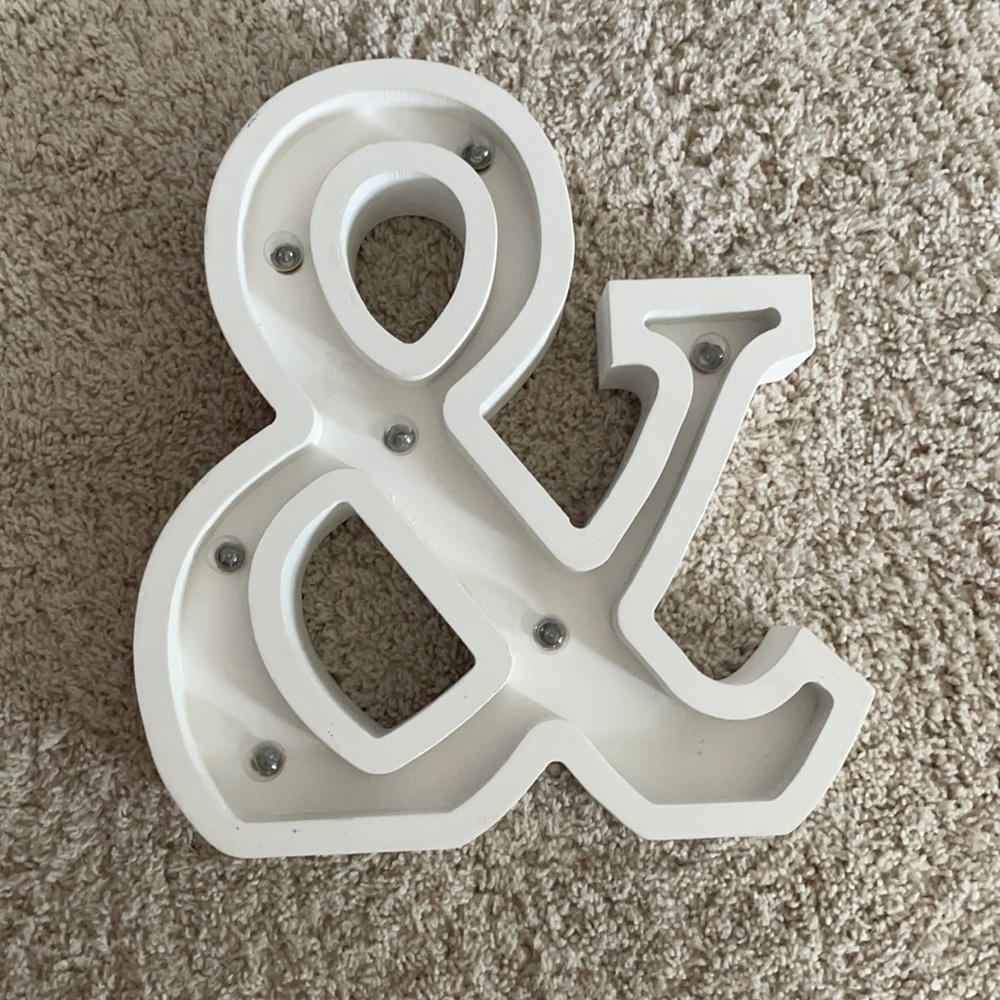 & light up sign